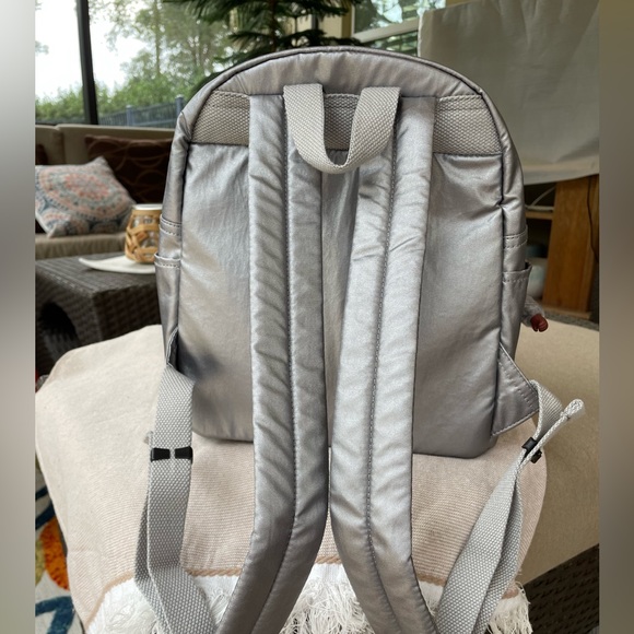 Kipling Silver Backpack - Picture 3 of 13